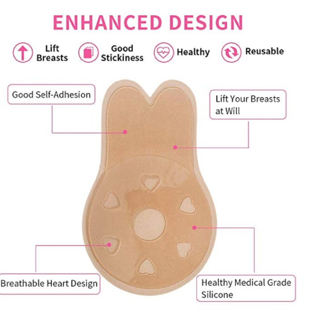 Adhesive Push Up Strapless Bra - Picture 11 of 13